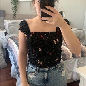 Floral Smocked Top | Sienna Sky